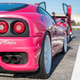 A pink Ferrari courtesy of Anita